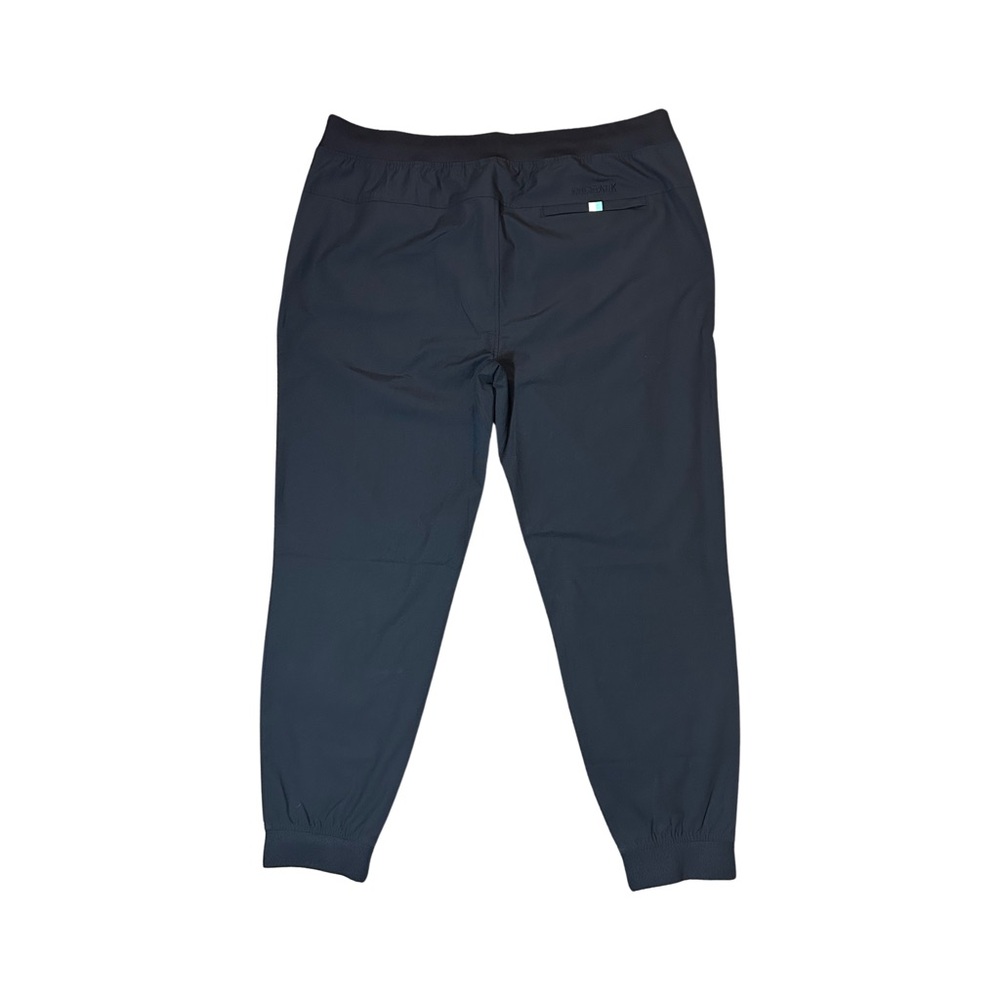 Rhoback Black Solid Performance Jogger Pants Nwot… - image 2